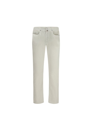 Jacob Cohen White Cotton Slim Fit Jeans - W31