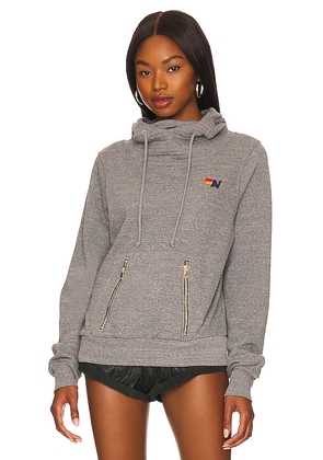 Aviator Nation Ninja Hoodie in Grey. Size M. Also in XS, S, XL.