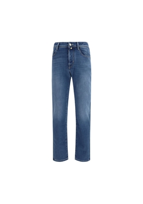 Jacob Cohen Blue Cotton Slim Fit Jeans - W30