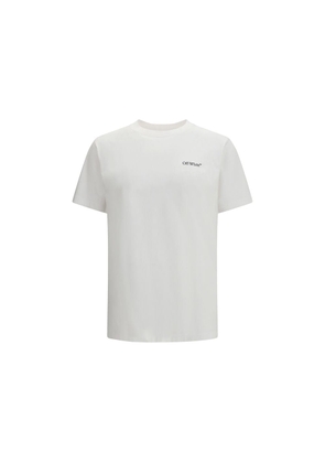 Off-White White Cotton T-Shirt - L