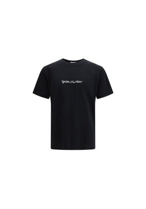 Off-White Black Cotton T-Shirt - L