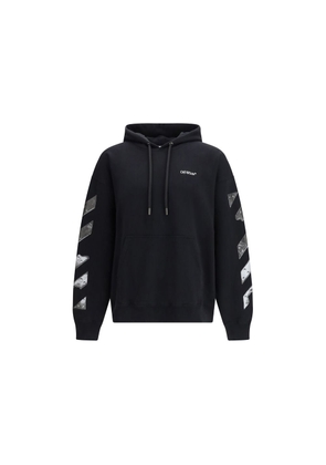 Off-White Black Cotton Sweatshirt - L
