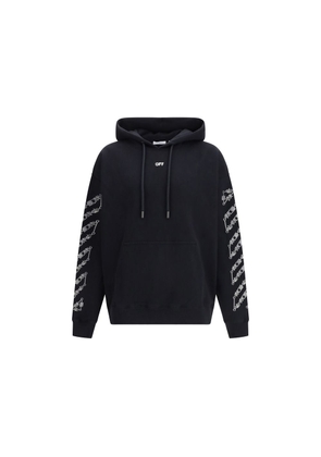 Off-White Black Cotton Sweatshirt - L