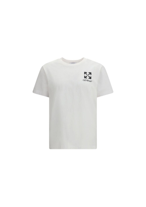 Off-White White Cotton T-Shirt - L