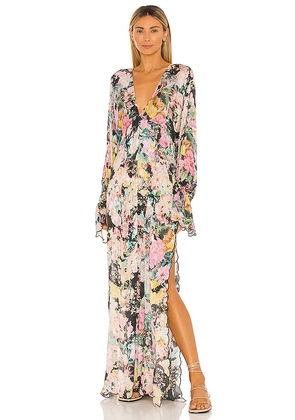 HEMANT AND NANDITA X REVOLVE Teien Caftan in Pink. Size S. Also in XS, M, L.