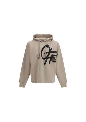 Off-White Beige Cotton Sweatshirt - L