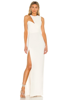 Amanda Uprichard X REVOLVE Gilda Gown in Ivory. Size S. Also in L, XS.