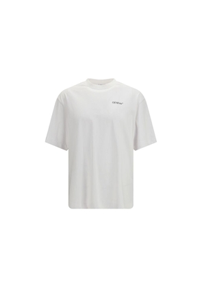 Off-White White Cotton T-Shirt - L