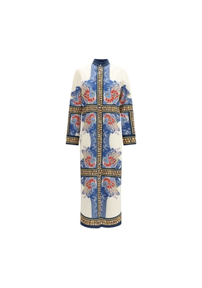 La Double J Multicolor Cotton Casual Dress - L