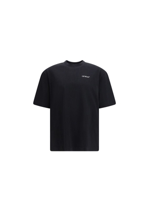Off-White Black Cotton T-Shirt - L