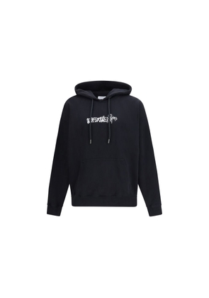 Off-White Black Cotton Sweatshirt - L