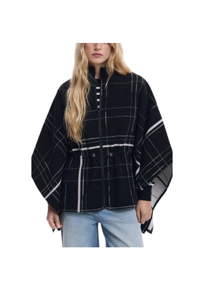 Desigual Black Polyester Jackets And Coat - One Size