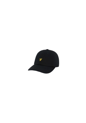Lyle & Scott Black Cotton Cap (Baseball Hat) - UNI