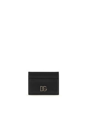 Dolce & Gabbana Black Calf Leather Bos Taurus Wallet