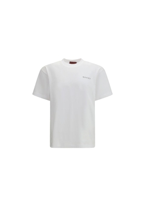 Gucci White Cotton T-Shirt - M