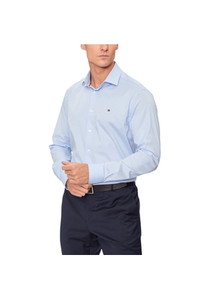 Tommy Hilfiger Blue Organic Cotton Dress Shirt - 39