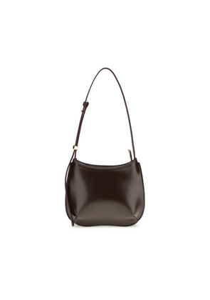 Jacquemus Brown Calf Leather Bos Taurus Shoulder Bag