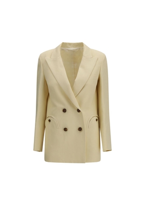 Blazé Milano Beige Linen Blazer - 0/XS
