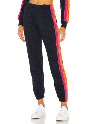 Aviator Nation 5 Stripe Sweatpants in Navy. Size M. Also in XS, S, L, XL.
