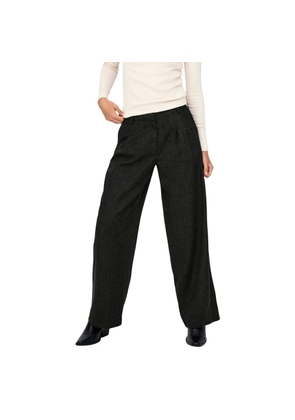 Jacqueline De Yong Black Polyester Flared Pants - XS/32