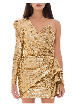 Elisabetta Franchi Bicolor Polyamide Short Dress - IT40