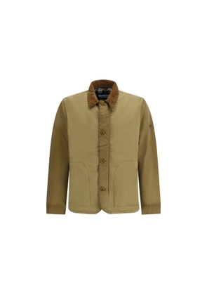 Barbour International Beige Cotton Coat - L