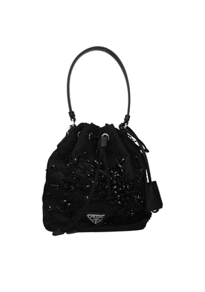 Prada Black Fabric Handbag