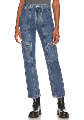 AGOLDE Cooper Cargo Jeans in Denim-Dark. Size 32. Also in 28, 33.