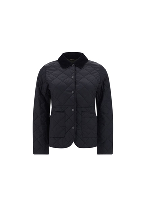 Barbour Black Polyester Full-Length Jacket - 10