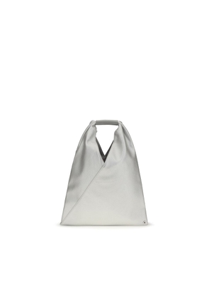 MM6 Silver Polyethylene Handbag