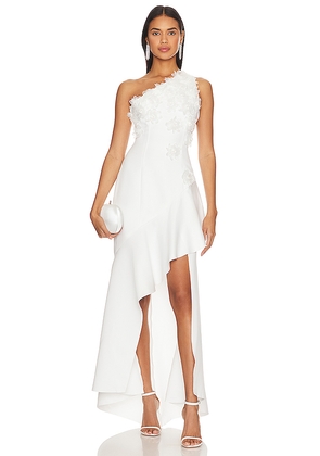 ELLIATT Tahlia Gown in Ivory. Size M. Also in S, XS.