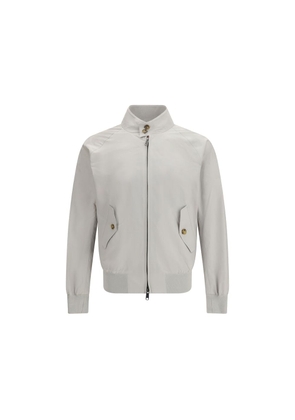 Baracuta White Polyester Bomber - 40