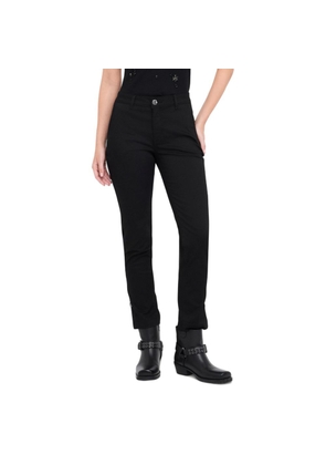 Liu Jo Black Cotton Casual Pants - W26