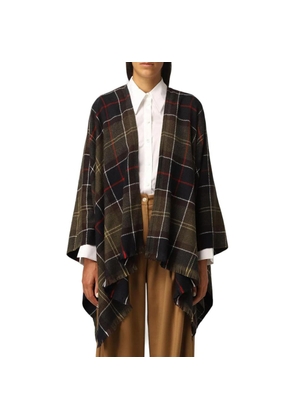 Barbour Green Marabou Cloacks - One Size