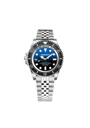 Bobroff Silver Stainless Steel Sport Watch