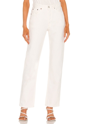 AGOLDE Lana Straight Jeans in White. Size 34. Also in 33.