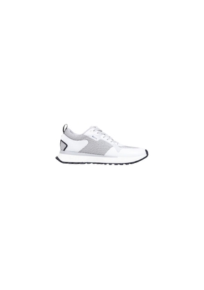 Hugo Boss White Polyester Athletic Sneakers - EU41/US8