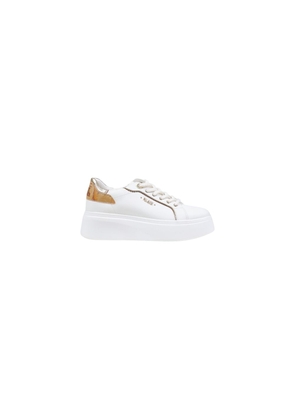 Alviero Martini Prima Classe White Polyethylene Platform Sneakers - EU41/US11