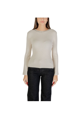 Only Beige Viscose Sweatshirt - XL