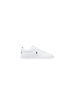 Ralph Lauren White Leather Low Top Sneakers - EU46/US13