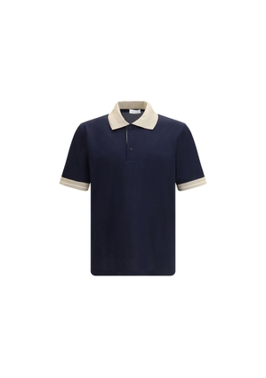 Ferragamo Blue Cotton Polo Shirt - L