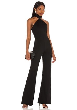 Amanda Uprichard Queens Jumpsuit in Black. Size S. Also in L, M, XL, XS.