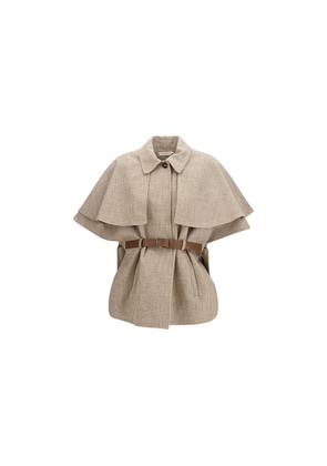Max Mara Beige Cotton Coat - M/L