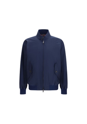Baracuta Blue Polyester Biker Jacket - 40