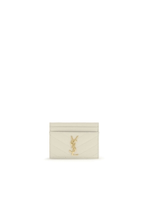 Saint Laurent Beige Calf Leather Bos Taurus Wallet