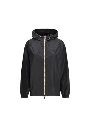 Burberry Black Polyamide Coat - M