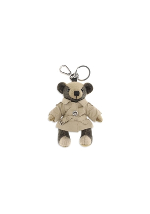 Burberry Beige Cashmere Keychain