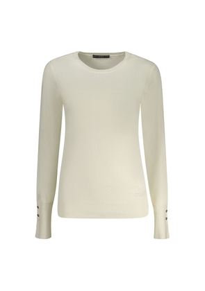 Guess Jeans Bianco Viscosa Women Sweater - M