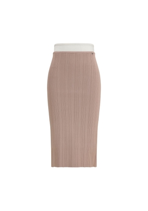 Diesel Multicolor Viscose Midi Skirt - M