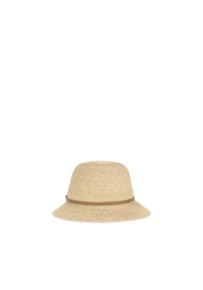 Helen Kaminski Beige Raffia Hat - UNI